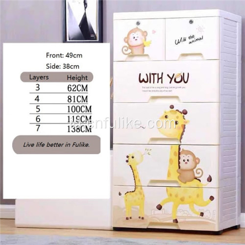 Storage Cabinet Drawers Organizer untuk Playroom